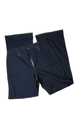 Express Women's Navy Wide Leg Jeans